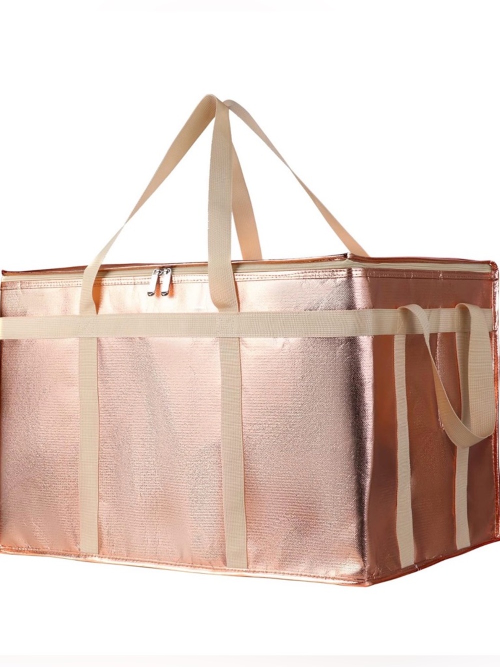 NIP Bodaon Insulated Delivery Bag,Hot/Cold,Large Capacity,Reusable,Gold Color